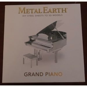 DIY Grand Piano Steel Sheets 3D Model